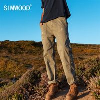 Wholesale SIMWOOD Summer New Paint Splattered Cargo Pants Men Baggy Tapered Ankle length Trousers Fashion Streetwear SJ130021