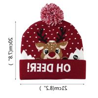 Wholesale 251Pc LED Christmas Hats Sweater Knitted Beanie Santa Light Up Winter Hat for Kids Adults Party Warmer Cap
