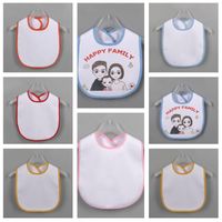plain white dribble bibs