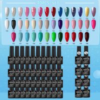 Wholesale Nail Gel Fashion Polish Set ml Bottle Can Choose Color With Base And Top Coat Professional Kit