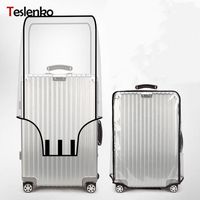 Wholesale Apply To quot PVC Suitcase Protective Cover Luggage Case Travel Accessories Transparent Luggage Waterproof Dust Bag Covers1