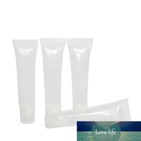 Wholesale 30pcs Lip gloss Tubes Empty Clear Container ml Refillable Packing Lipgloss Tube Cosmetic Sample Squeeze Soft Packaging Long