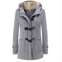 women's wool duffle coat with hood