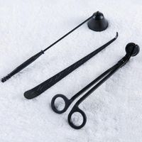 Wholesale Candle Accessory Gift Pack in Set stainless steel Candle Bell Snuffers Wick Trimmer Candle Wick Dipper HHA899