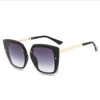 Wholesale Sunglasses Oversize Square Wmen Men Fashion Shades Plastic Material UV400 Vintage Protection Eyewear1