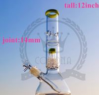 Wholesale Dab Oil Rig Glass Bong hookah Water pipes cute funny colorful Bongs rigs heady pipe bowl bubbler