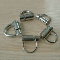 Wholesale D Ring PA Lock Glans Piercing Male Chastity Device Penis Harness Restraint Leashes Fitting PA Puncture BDSM For Male Bigger Model