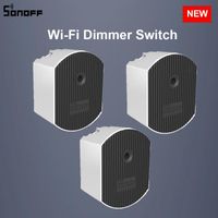 Wholesale 3 SONOFF D1 DIY Wifi Switch Smart Dimmer Light Switch Mhz RF Controlled via eWeLink APP Google Home Alexa