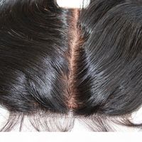 Wholesale 10A Top silk base closure x4 virgin brazilian hair lace top closure unprocessed hair swiss lace bleached knots