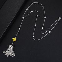 Wholesale Pendant Necklaces Mother s Day Gift Trendy Swimming Long Tassel Lariat Personalized Stackable Necklace Jewelry For Women Girlfriend