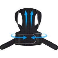 Wholesale Back Support Posture Corrector Adjustable To All Body Sizes Adult Kyphosis Correction Belt Breathable Sports Safety Straight