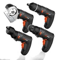 Wholesale LOMVUM Cordless Screwdriver Electric Drill Set V USB Rechargeable Cordless Drill Bits Changeable Twistable Home DIY Tool
