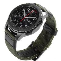 Wholesale 20mm mm mm Nylon Genuine Leather Strap Watchband For Samsung Galaxy mm mm Active Amazfit Gtr Watch Gt Brace jllILO