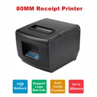 Wholesale Printers Printer High Quality mm s mm Thermal Receipt Barcode Kitchen Restaurant Automatic Cutter With USB Lan Port
