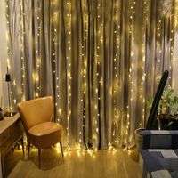 Wholesale 4M x M LED Curtain Icicle Lights Garland Christmas Decorations For Wedding Living Room Patio Party Shop Holiday Lighting Chain