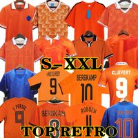 Wholesale Gullit Retro Netherlands Soccer Jersey Van Basten Holland vintage football shirts Classic Rijkaard DAVIDS