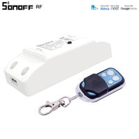 Wholesale itead sonoff rf wifi switch mhz remote controller diy wireless smart home automation module for google alexa a v