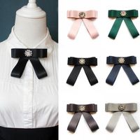 Wholesale Neck Ties Korean Streamer Bow Tie British Men s Wedding Jewelry College Style Shirt Accessories Collar Flower Fashion Handmade Bowtie1