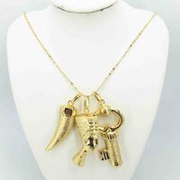 Wholesale new gold jewelry women s fashion necklace boutique jewelry set wedding necklace k gold design necklace