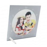 Wholesale Creative decoration Sublimation glass painting photo frame DIY thermal transfer photos frames BYSEAsublimated pictures natural Arts HWD13114