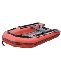 Wholesale Inflatable Boat With Aluminum Alloy Bottom Rubber Thicken Kayak Fishing Hovercraft Assault Rafts Inflatable Boats