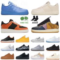 Wholesale Siempre Familia Low One Luxe Running Shoes Cactus Jack Golden Off MCA Trainers Skeleton Shadow Beige N354 UV REACTIVE Men Women Black White Sports Sneakers