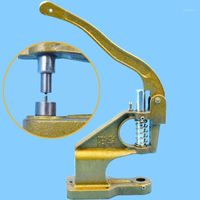 Wholesale Sewing Notions Tools Hand Press Machine ToolKit Used For Plastic Buttons Prong Snap S spring O spring Fastener Eyelet Washer opened closed