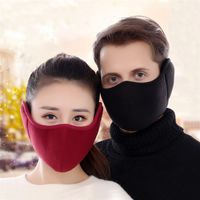 Wholesale 2021 Fashion Designer Winter Face Mask Cotton Warm Masque PM2 Earmuffs Mask Men and Women Outdoor Cycling Cold Protection Ear Mask FY9269