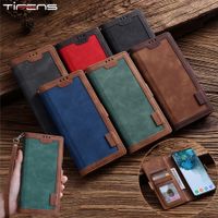 Wholesale Luxury Retro Leather Magnetic Case For iPhone Pro XS Max XR X s Plus Flip Wallet Card Holder Stand Phone Cover leather sheath