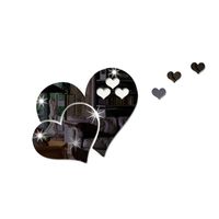 Wholesale Love Heart Shaped Wall Sticker D Home Furnishing Art Decorate Stickers DIY Room Decor Valentine Day New cr L2
