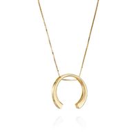 Wholesale Chains K Yellow White Gold Pendant With Chain Necklace For Women In Fine Jewelry