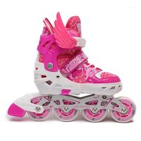 Wholesale Children s Skates Adjustable Full Set Of Flashing In line Outdoor Practice Roller Inline