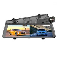Wholesale 10in P Dash Cam Stream Media Car Video Camera DVR Driving Recorder Rearview Mirror JHP Best1