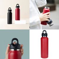 Wholesale 20oz Stainless Steel Sport Bottle Thermos Outdoor Handle Travel Pot One Handed Second Car Cup Capacity Sports Mugs Hot sale N2