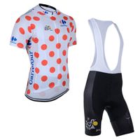 Wholesale Tour De France Team Cycling Short Sleeves Jersey Bib Shorts Sets Quick Dry Ropa Ciclismo Summer Mtb Bike Cycling Clothing D1410