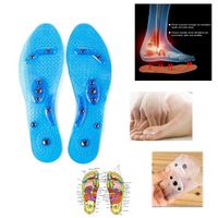 Discount black hair gel Silicone Insoles Magnetic Therapy Transparent Massage Foot Weight Loss Slimming Insole Health Care Shoes Pad Sole Wholesale Dropshipping