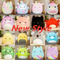 Wholesale Squishmallow Movies Plush Toy For Party Favor Animal Doll Kawaii Unicorn Dinosaur Lion Soft Pillow Buddy Stuffed Gift Kids Girls EE