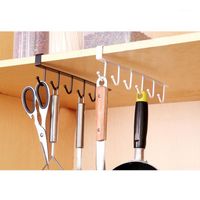 Wholesale Hooks Rails Cup Holder Stainless Steel Glasses Storage Kitchen Utensil Ties Belts And Scarf Hanging Hook Rack Holder1
