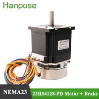 Wholesale 23HS4128 PD Spring brake stepper motor integrated high torque power N c0N CM phase four wire printer engraving machine for D printer