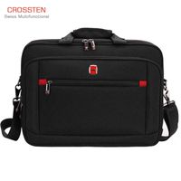 Wholesale Crossten Swiss style multifunctional Men Messenger Nylon Bags Tote Briefcase Mochilas Para Laptop Business Protect Computer Bag