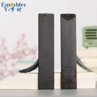 Wholesale Bookmark Creative Buddhist Scripture Bookmarks Set Of Complex Classical Chinese Literature Ebony Wood Gift M090