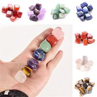 Wholesale Arts and Crafts Natural Crystal Chakra Stone Set Stones Palm Reiki Healing Crystals Gemstones Home Decoration Accessories G2