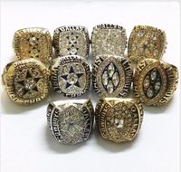 Wholesale 10PCS set Cowboys Championship Ring SIZE Souvenir Men Fan Gift Drop Shipping