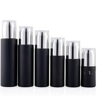 Wholesale Frosted Black Glass Bottle Jars Cosmetic Container Empty Lotion Spray Pump Packing Bottles ml ml ml ml ml ml ml HWB13753
