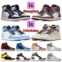 Wholesale With Box Hand Crafted s University blue Basketball Shoes atmosphere a ma maniere Bordeaux dark mocha barely rose patent bred Tex Light Bone boots men women Sneakers