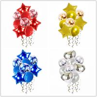 Wholesale Party Decoration Gold Air Balloons Birthday Star Foil Baloon Helium Decorations Kids Adults Balls Silver Blue Ball Globos1
