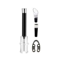 Wholesale Stainless Steel Kitchen Tools Suit Black Aluminum Alloy Openers Pneumatic Type Can Wine Bottle Opener Multi Function Hot Sale ln O2