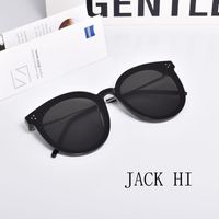 Wholesale Sunglasses Korea Brand Designer GENTLE JACK HI Big Round Stainless Steel Leg UV400 Sun Glasses Women Men With Original Case
