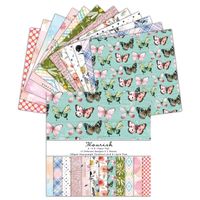 Discount paper cards designs Other Arts And Crafts Decoupage Paper Scrapbook Specialty Card Making Background 12 Designs Pattern Pack For Christmas Packing Birth