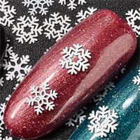 Wholesale Snowflake Nail Decals Multi Designs Nails Art Stickers Christmas Decorations Sequins Ultrathin Personality Woman Supplies Hot Sale mz K2